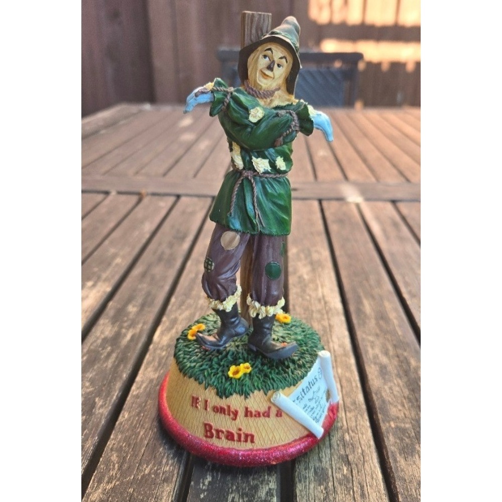 Vintage San Francisco Music Box Co Wizard of Oz Scarecrow Musical Figurine
